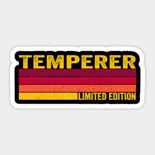 Temperer Sticker